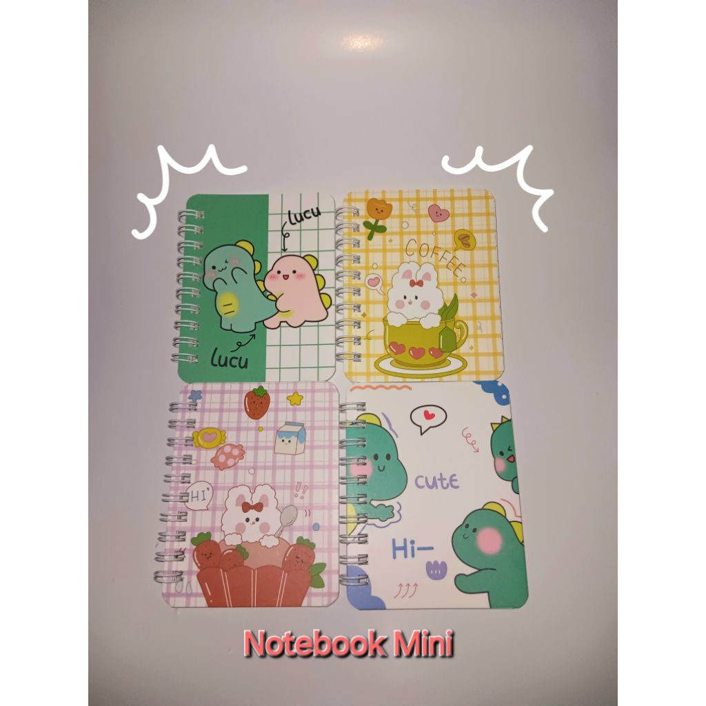 

Notebook mini A7/buku catatan kecil motif lucu