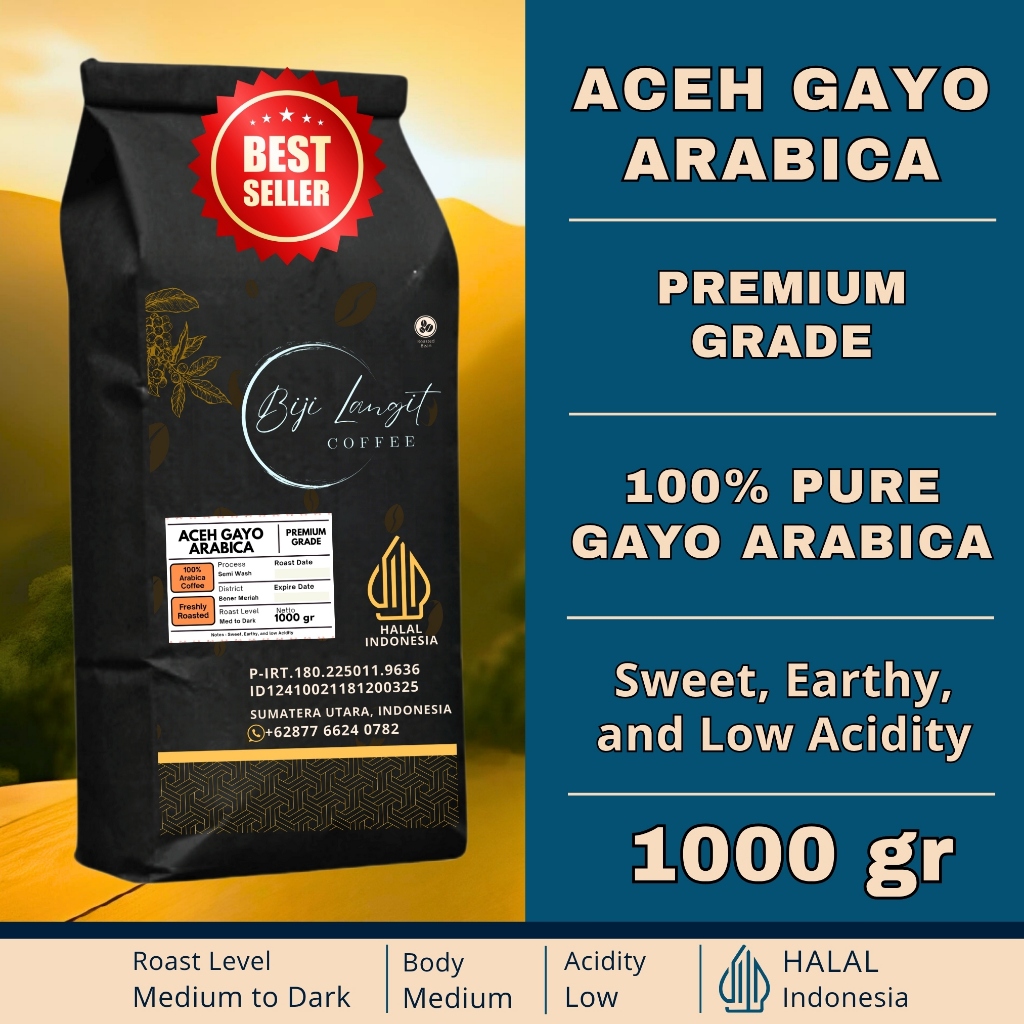 

1000-gram-Biji-Kopi-Aceh-Gayo-Arabica-Premium-Grade-100%-Pure-Arabica-Coffee-Bean
