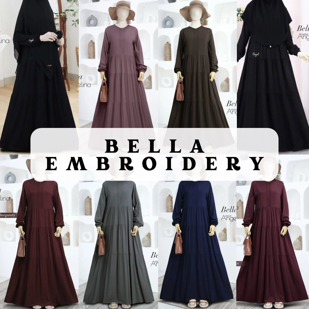 Bella Dress EMBROIDERY by Atelier Angelina New With Tag