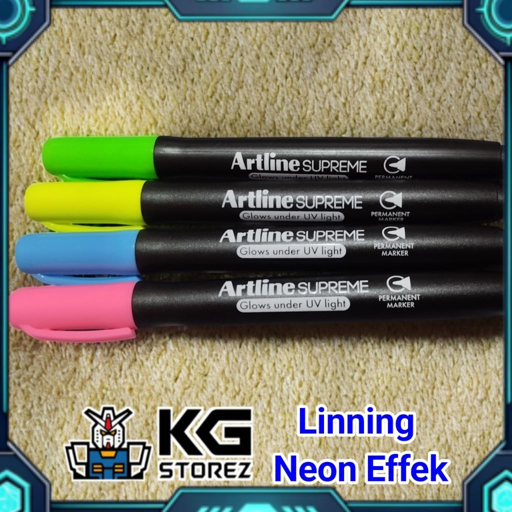 

Artline Supreme UV Buat Mokit Linning Neon