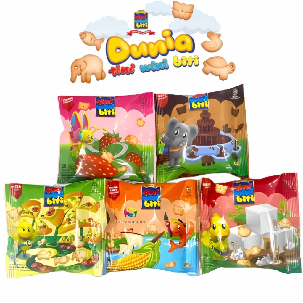 

PAKET 3PCS SNACK BISKUIT TINI MINI BITI [ 3 X 30g ]