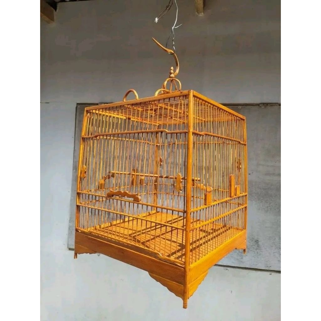 Sangkar cungko bambu 35x35