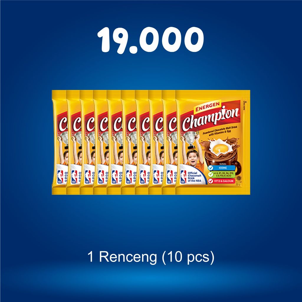 

ENERGEN CHAMPION 4in1 ISI 10 SACHET