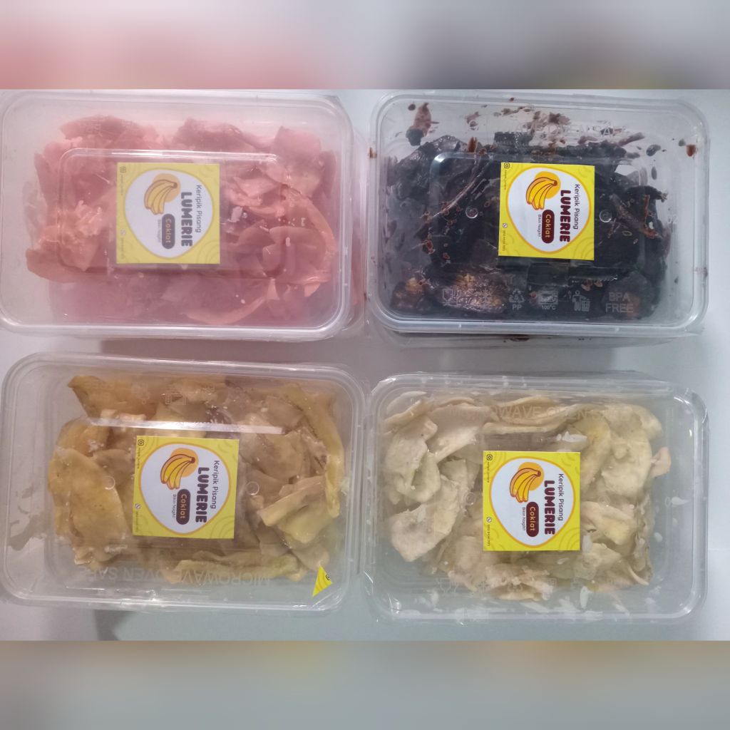 

Keripik Pisang Lumer 4 Varian rasa