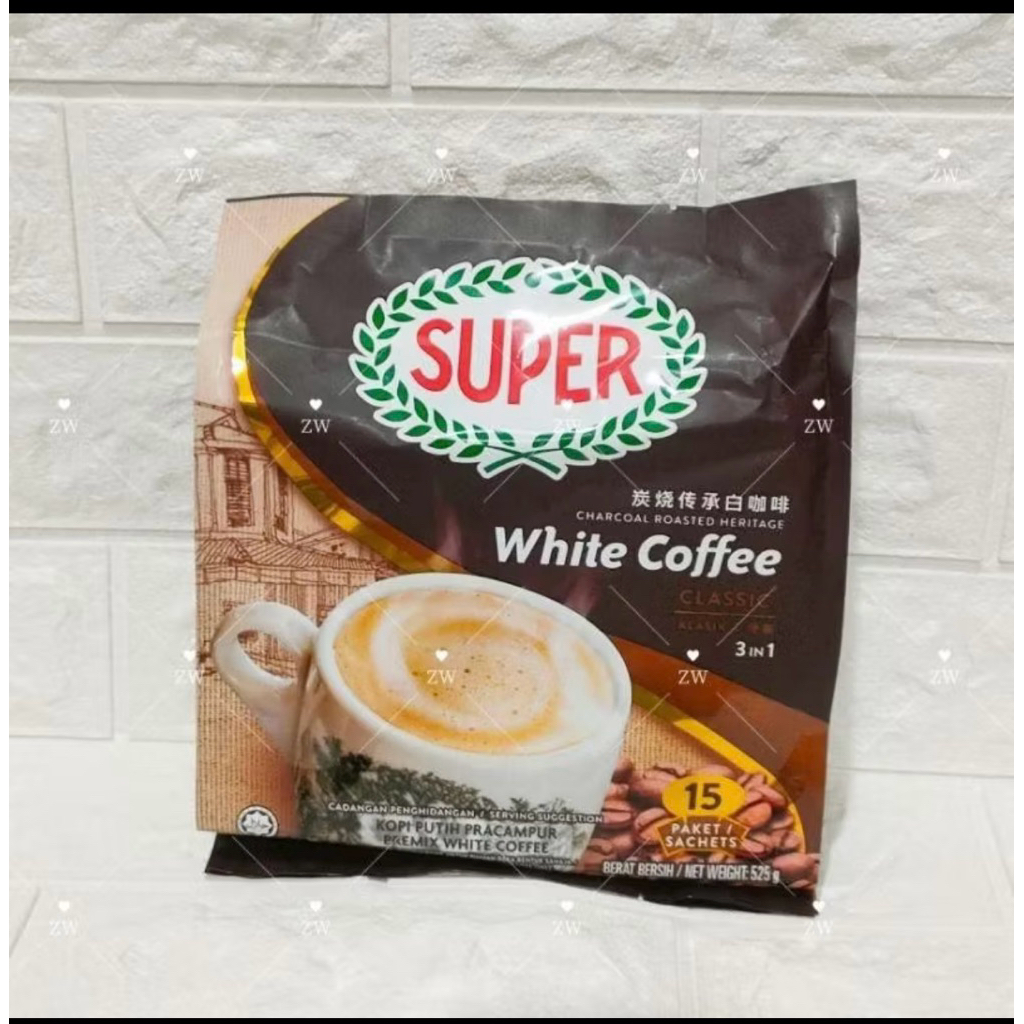 

KOPI SUPER WHITE COFFEE CLASSIC ISI 15x40gr KOPI IMPORT RASA CLASSIC