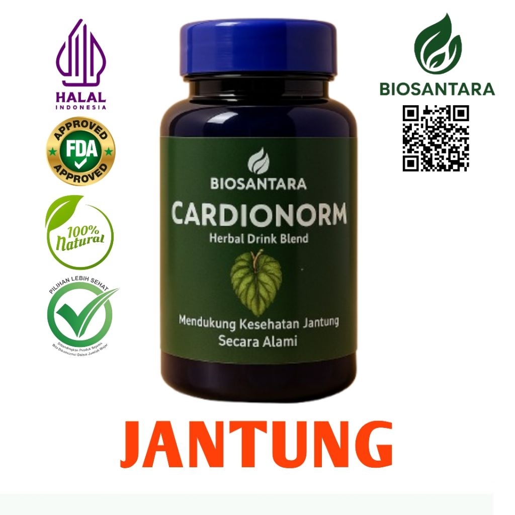 

BIOSANTARA CARDIONORM | Dukung Kesehatan Jantung & Pembuluh Darah | 100g