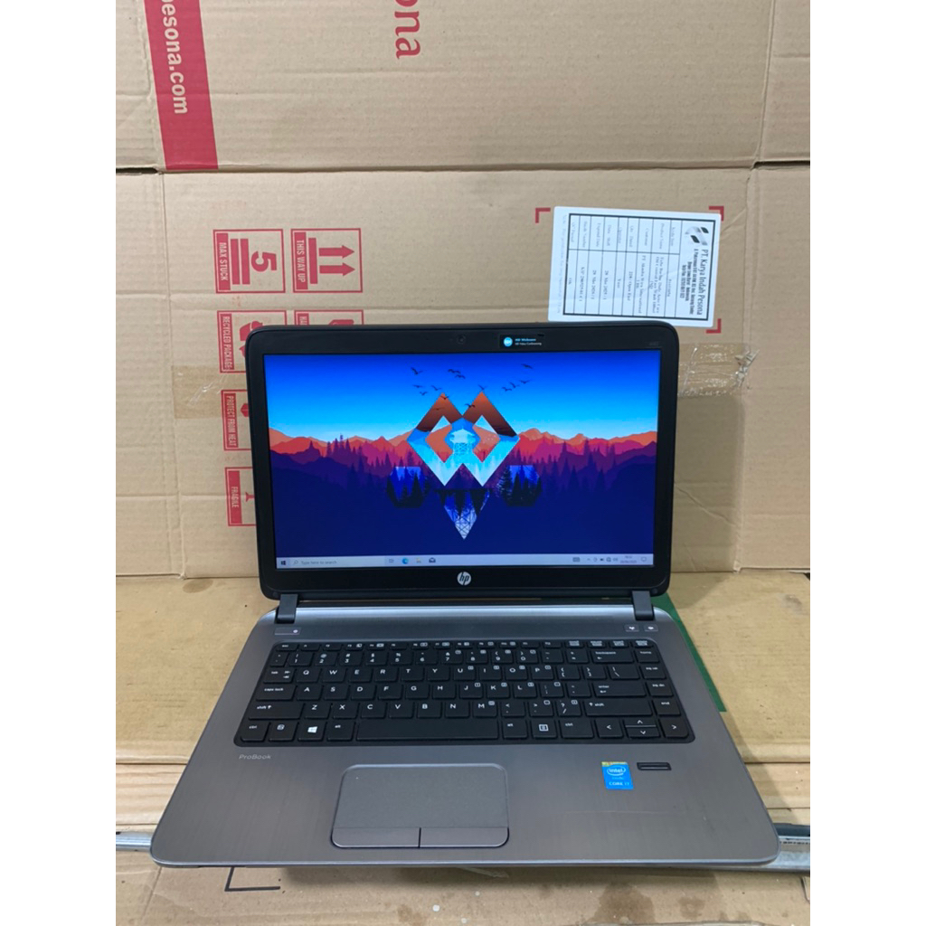 Laptop HP ProBook 440 G2 Core I7 Gen 5 Ram 8GB SSD 256GB Obral Murah Win 10 Pro