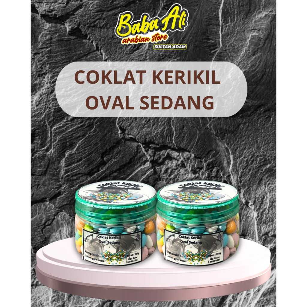 

COKLAT KERIKIL OVAL SEDANG 250 GRAM