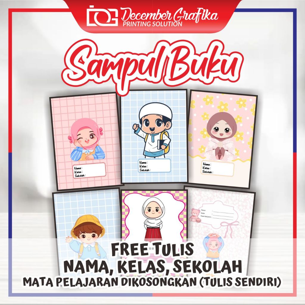 

TERMURAH!! (ISI 5) SAMPUL BUKU TULIS SIDU / SAMPUL BUKU MOTIF LUCU / SAMPUL CUSTOM NAMA