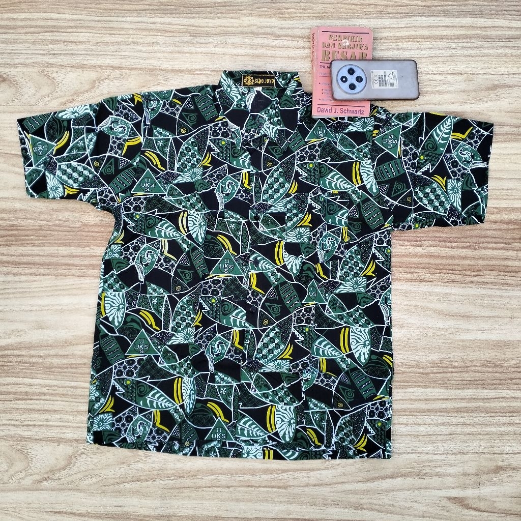 pusatseragam | BATIK UKS SIDOARJO LENGAN PENDEK |BATIK SD SIDOARJO LENGAN PENDEK| BATIK SIDOARJO PEN