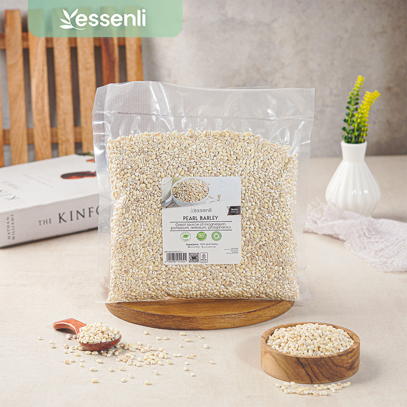 

ESSENLI Organic Pearl Barley 500Gr / Jali Jali