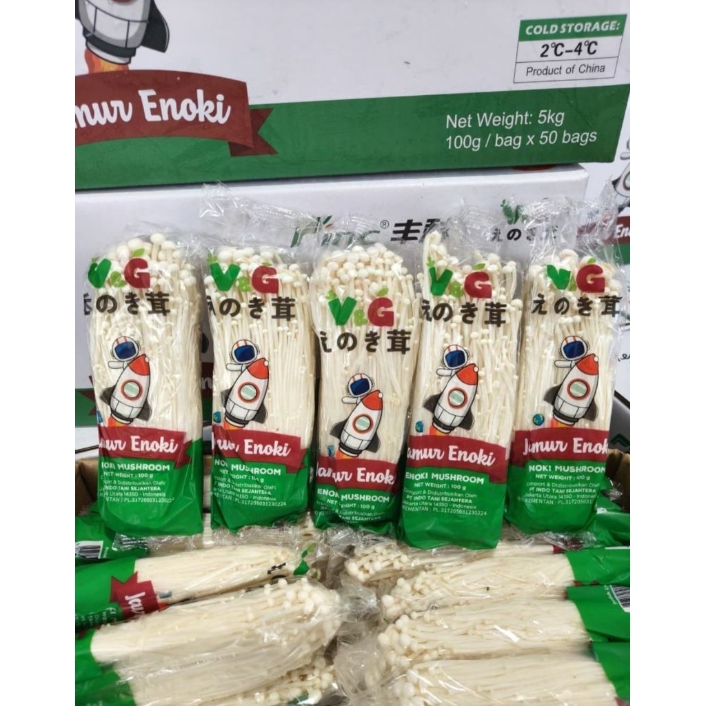 

Jamur ENOKI || 1 pack || dapur fresh