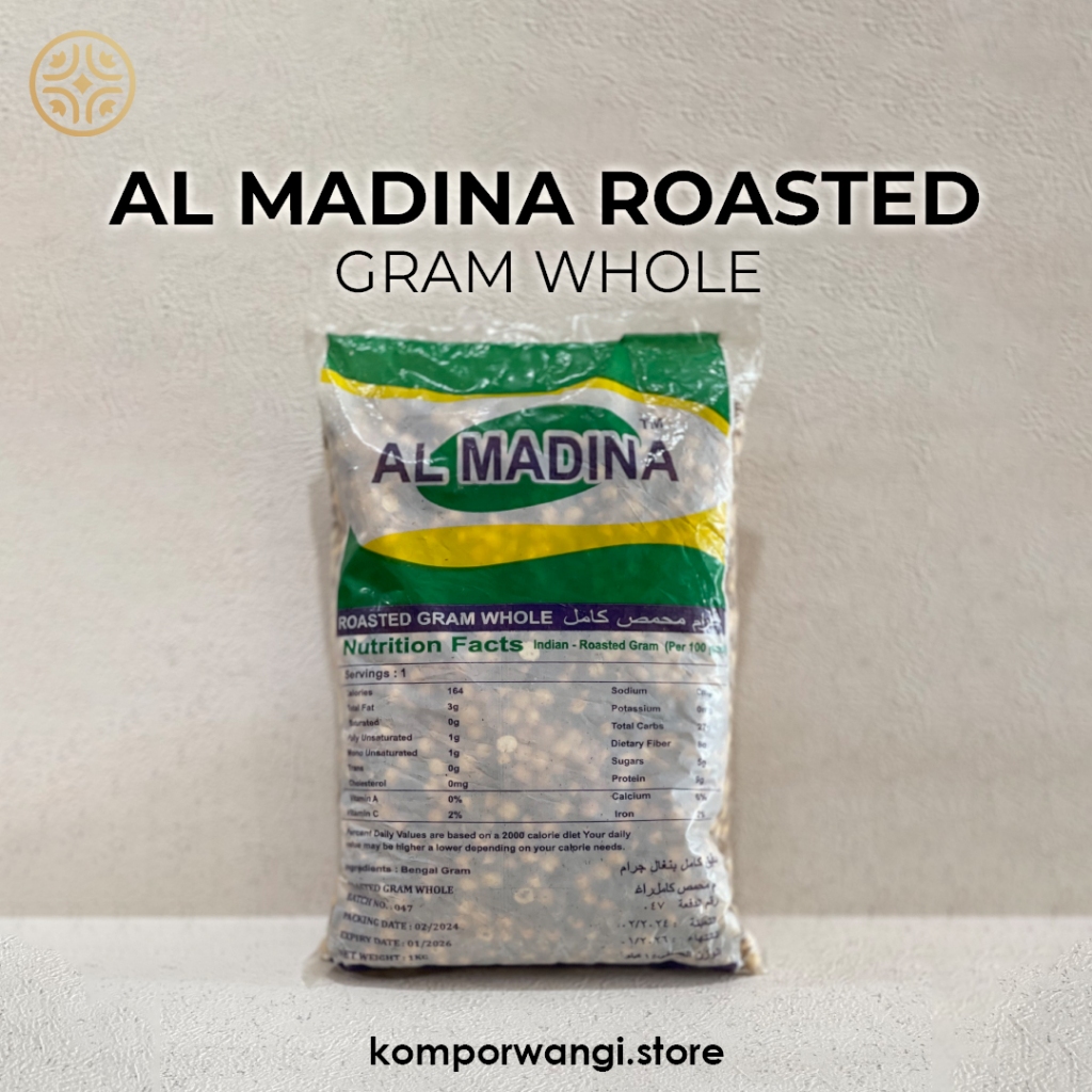 

Al Madina Kacang Arab Panggang 1 Kg Oleh-oleh Haji dan Umroh - Gurih dan Renyah