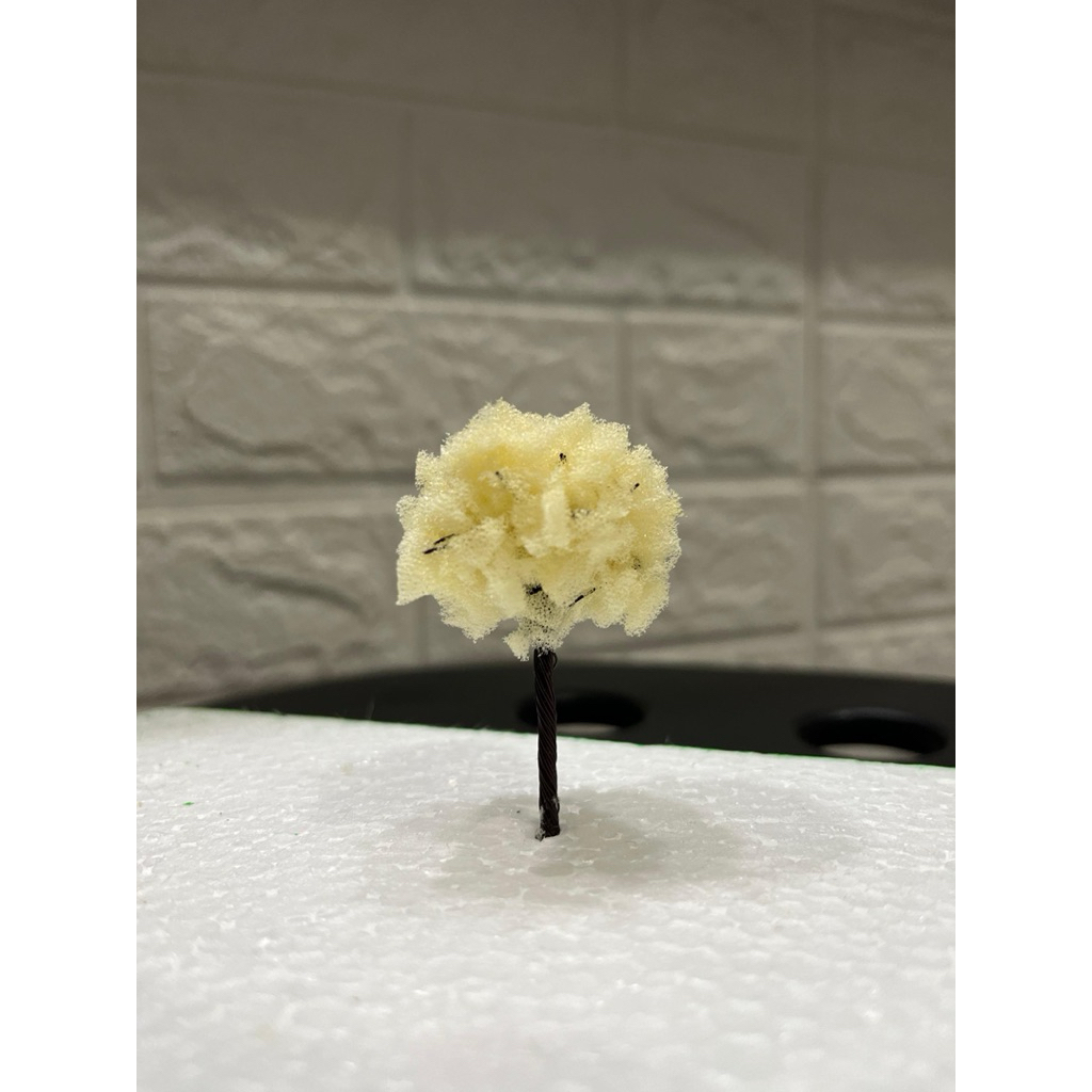 Pohon Bulat Maket Diorama (Tinggi : 6cm) Miniatur / Bahan Maket