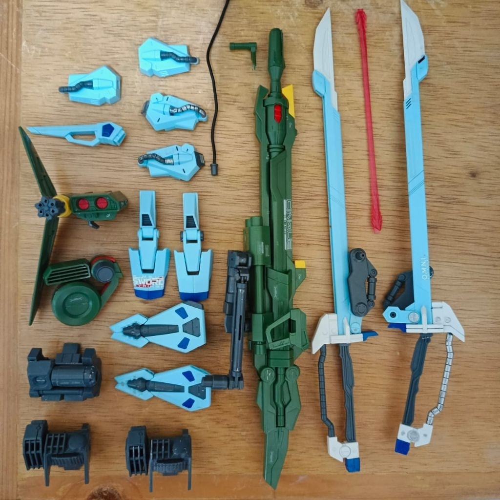 [JUNK] Part Backpack Perfect Strike Sword Striker Pack dan Launcher Striker Pack Banda/Daban MG 1/10