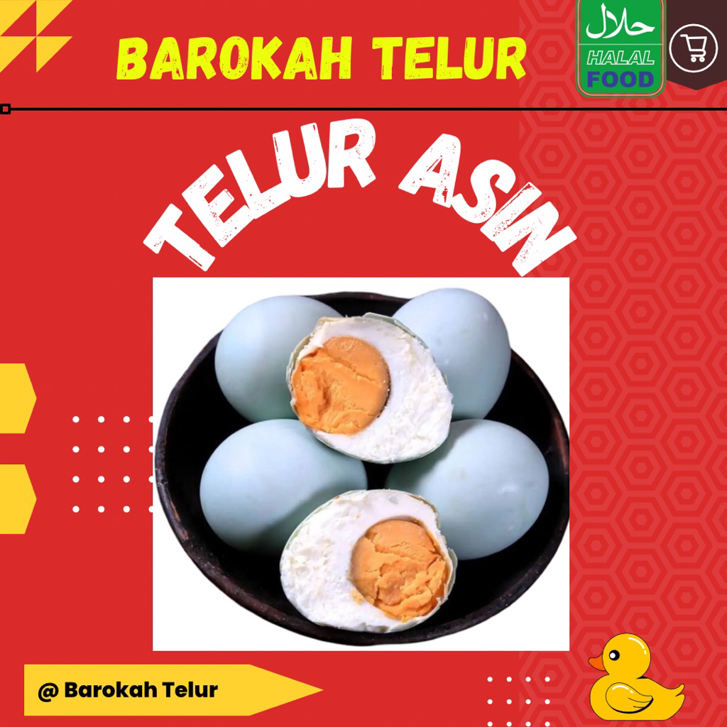 

TELUR ASIN | Telur bebek asin fresh bernutrisi