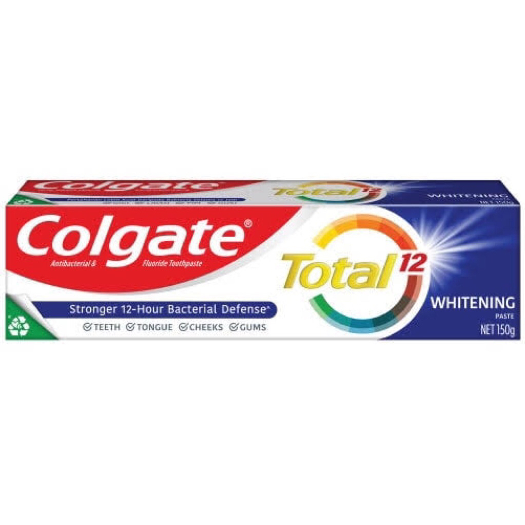 Colgate Total 12 Whitening 110gr / Pasta Gigi Pencerah Colgate