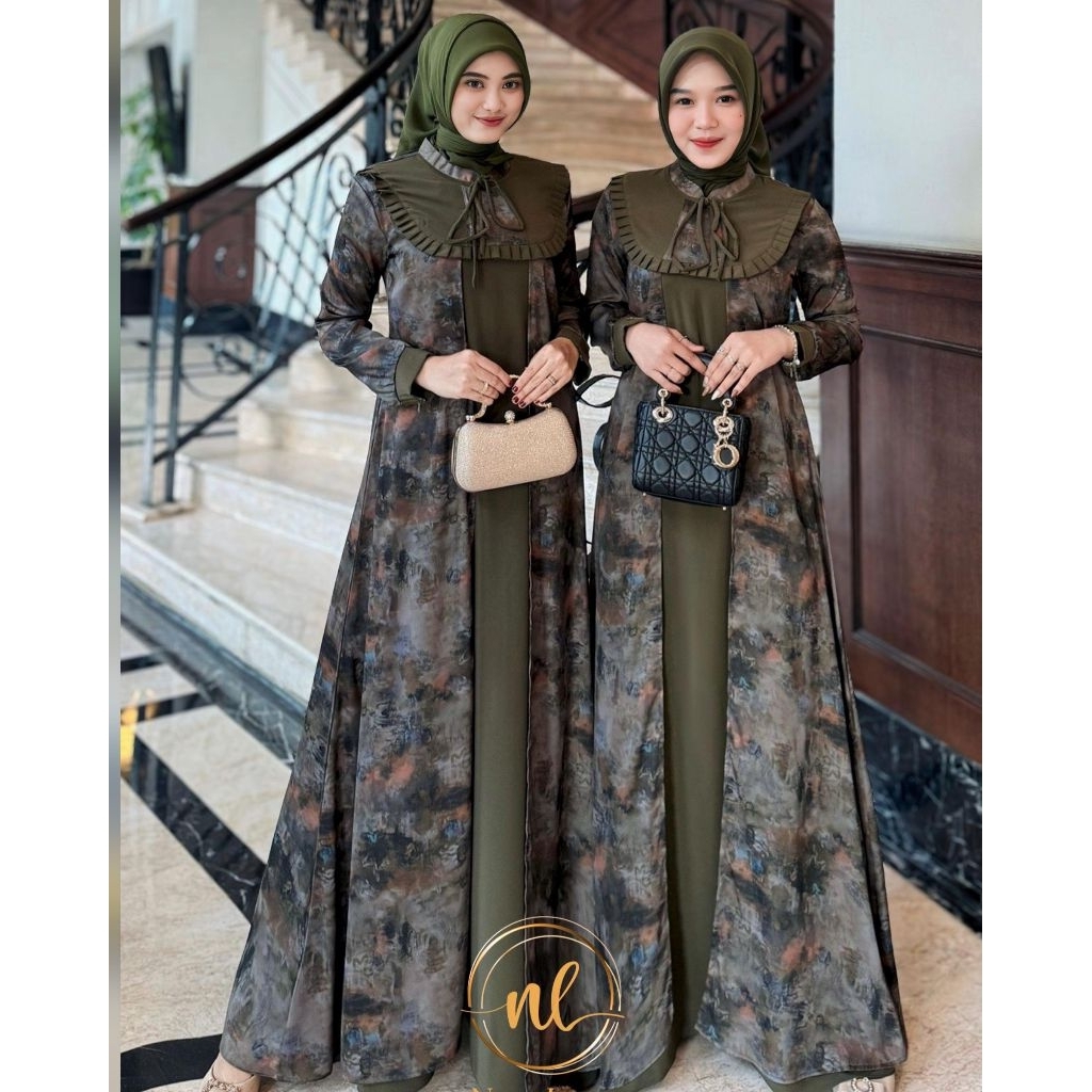syafira dres new lusy gamis terbaru new lusy gamis mewah