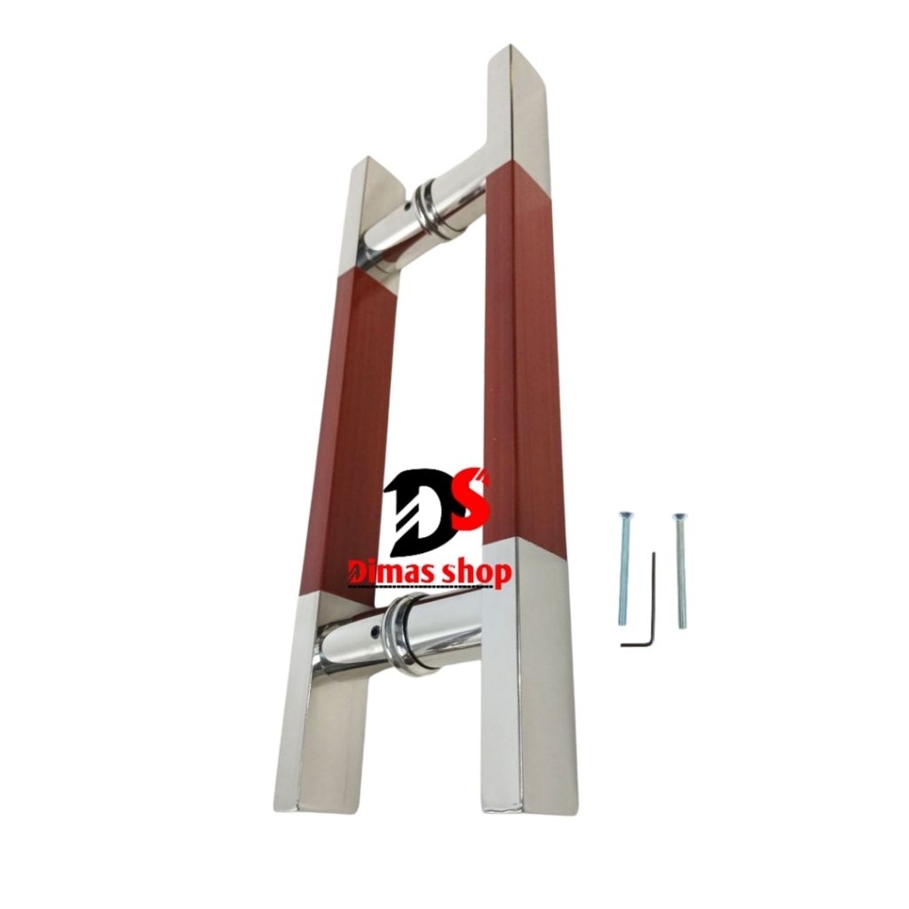 Handle pintu baut tembus cat tengah/gagang pintu rumah/tarikan pintu rumah/handle pintu minimalis