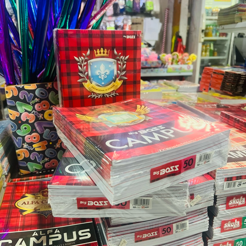 

Buku Tulis Campus Boxy 50 lbr (Isi 10 bk) Big Boss
