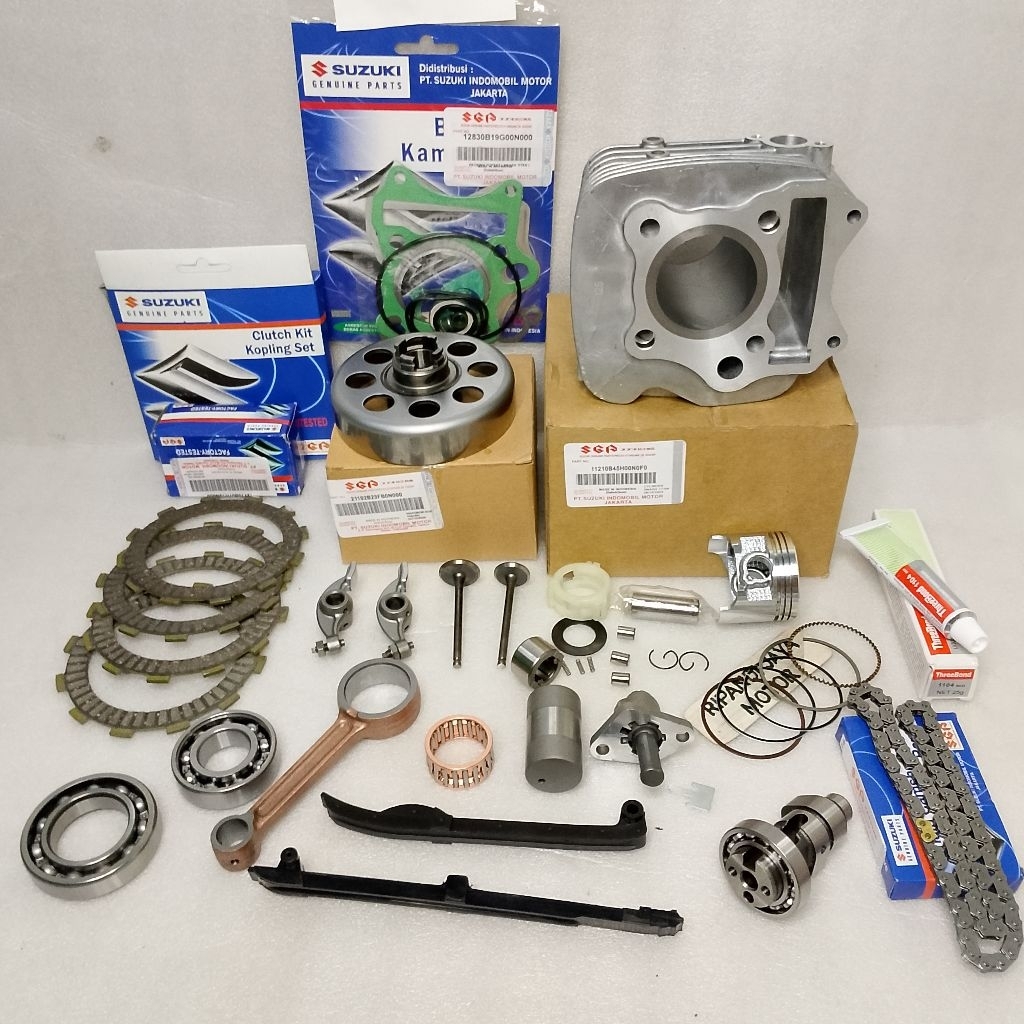 PAKET BLOK SEHER KOMPLIT SMASH TITAN 110, 14 AITEM