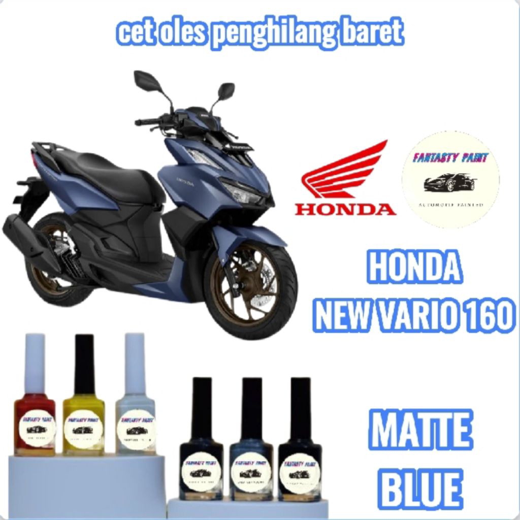 CAT OLES PENGHILANG BARET MOTOR HONDA VARIO 160 NEW MATTE BLUE/BIRU DOFF- TERMURAH BISA COD