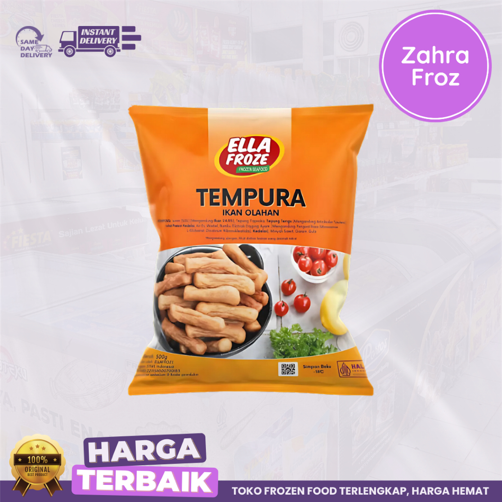 

ELLAFROZE TEMPURA IKAN 500GR