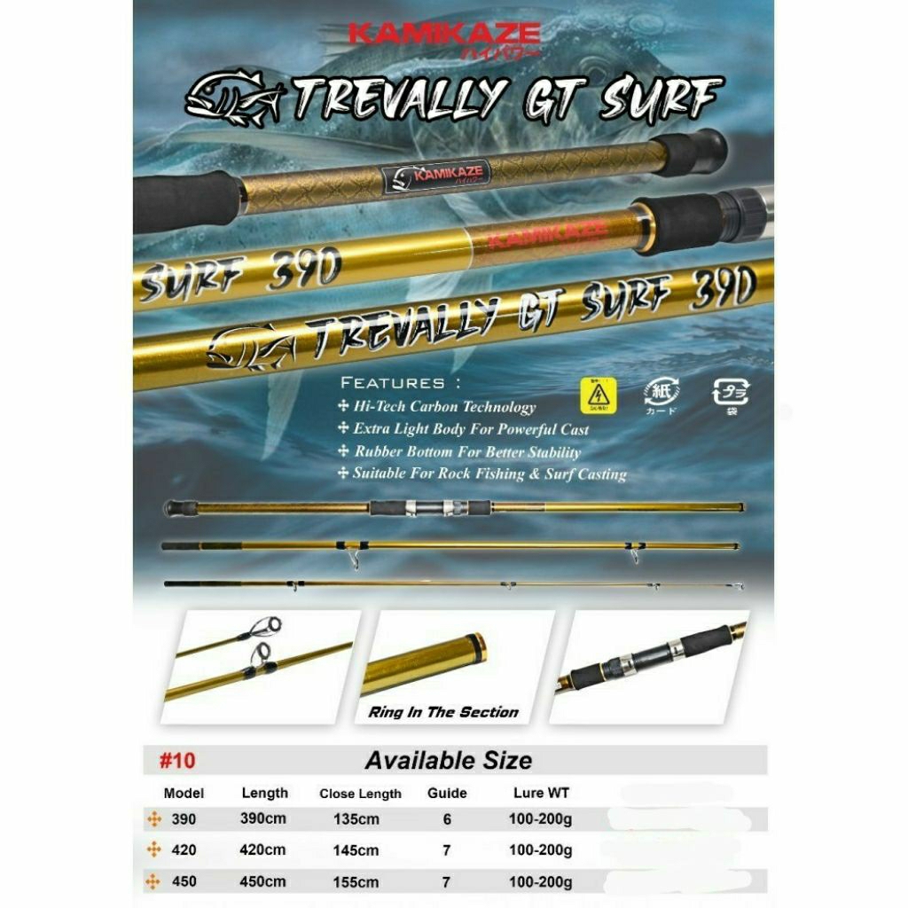 JORAN KAMIKAZE TREVALLY GT SURF 420
