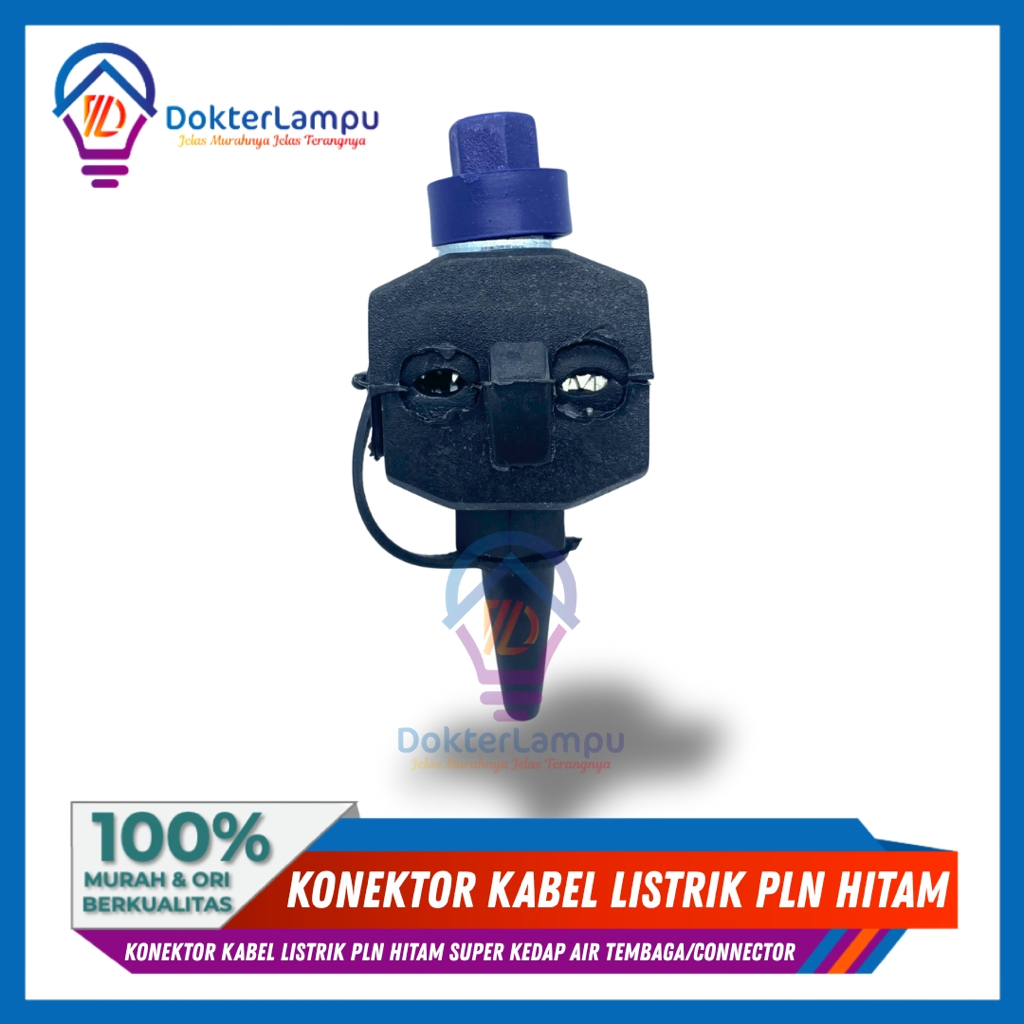 Konektor Kabel Listrik PLN HITAM SUPER Kedap Air Tembaga/Connector