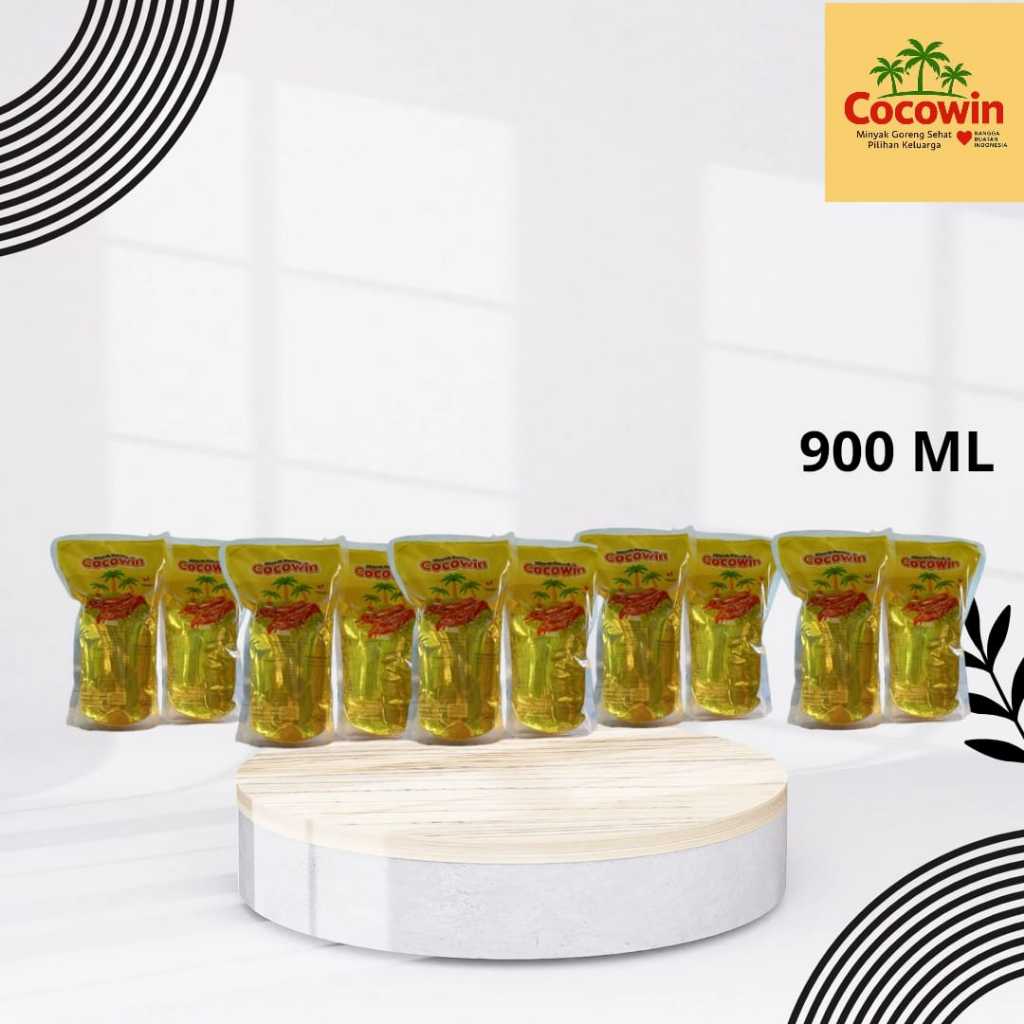 

PROMO MINYAK GORENG PREMIUM COCOWIN 10PCS POUCH 900ML