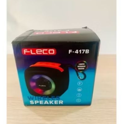 speaker salon Fleco Wireles Speaker F-417B lampu bisa berubah warna