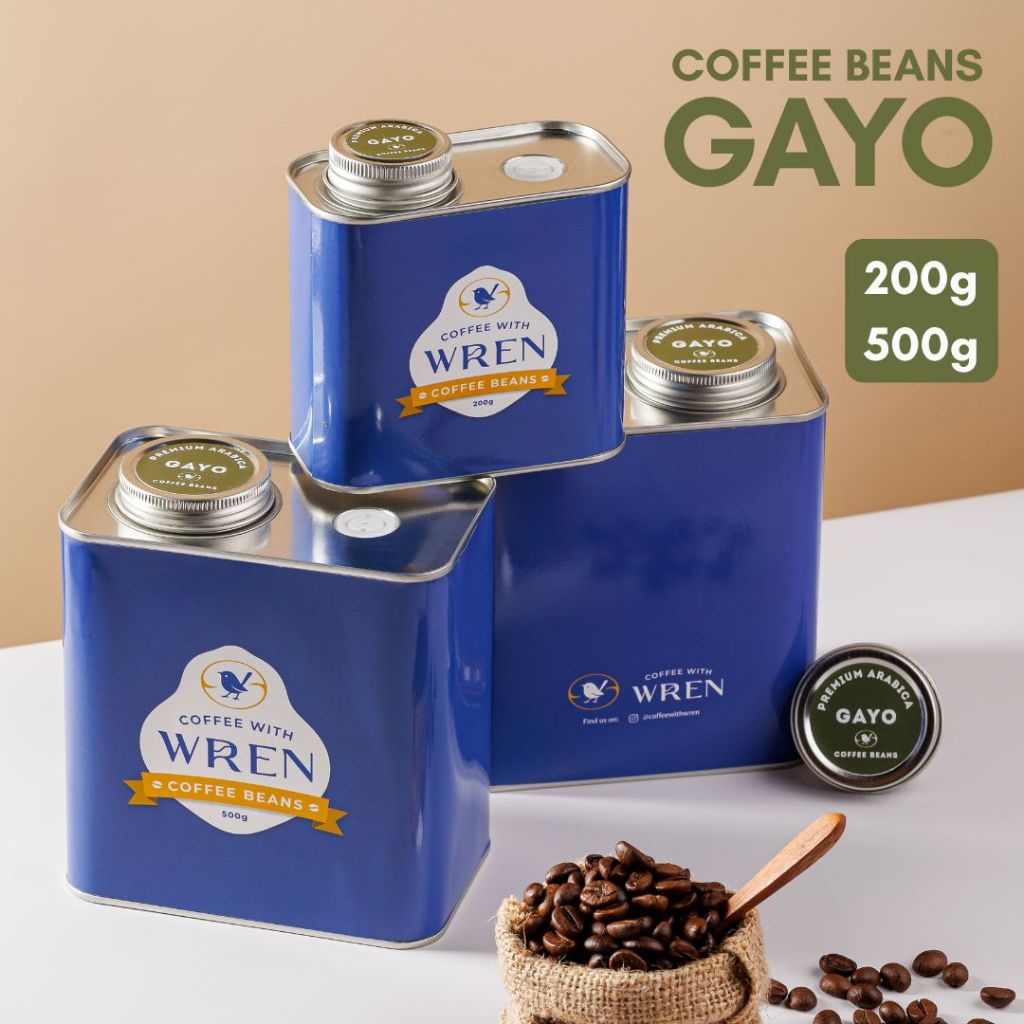 

WREN Coffee : Gayo Coffee Beans / Biji Kopi Gayo ( Free Magnet dan Giling Kopi )