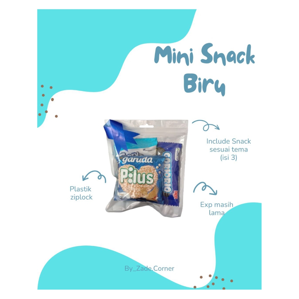 

MINI SNACK GIFT BIRU / MINI HAMPERS / PAKET JAJAN ULANGTAHUN