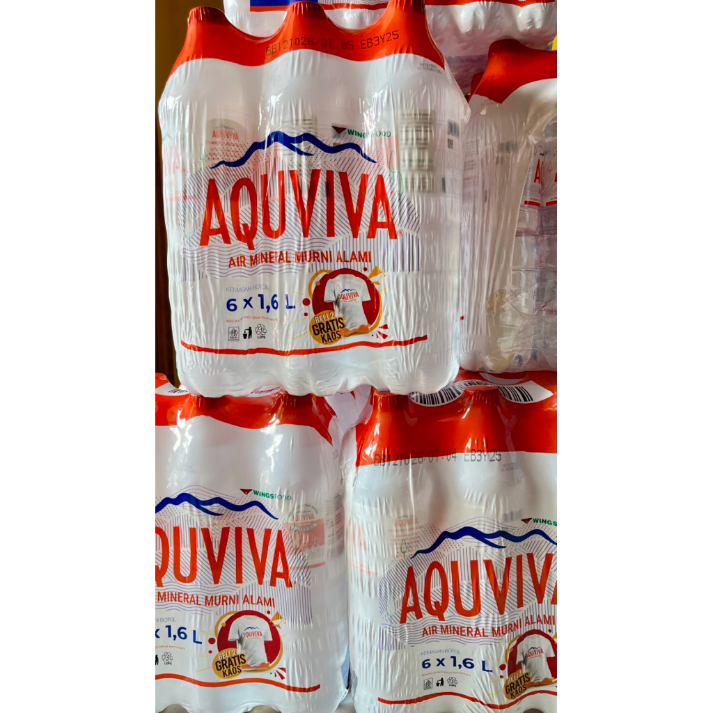 

PAKET AQUVIVA 2 SLOP (FREE KAOS) Kemasan 1600ml