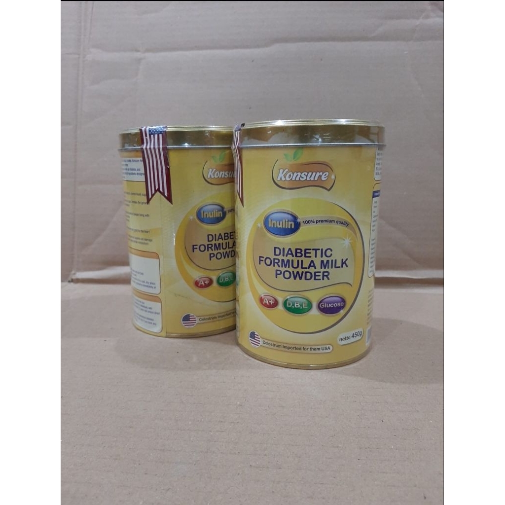 

SUSU KONSURE INULIN DIABETIC FORMULA MILK POWDER ISI 450g SUSU KONSURE ASLI ORIGINAL USA