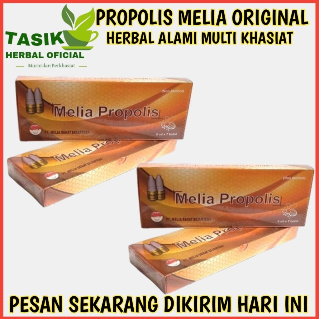 

Popolis melia sehat sejahtera 100% ori 6ml isi 7 botol herbal multi khasiat