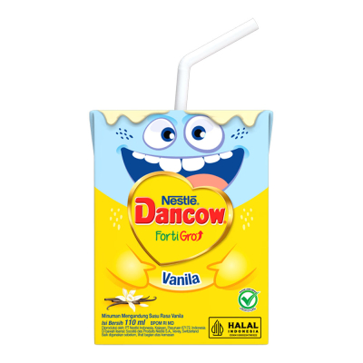 

Nestle Dancow FortiGro Susu UHT Vanila Kotak 110 ml