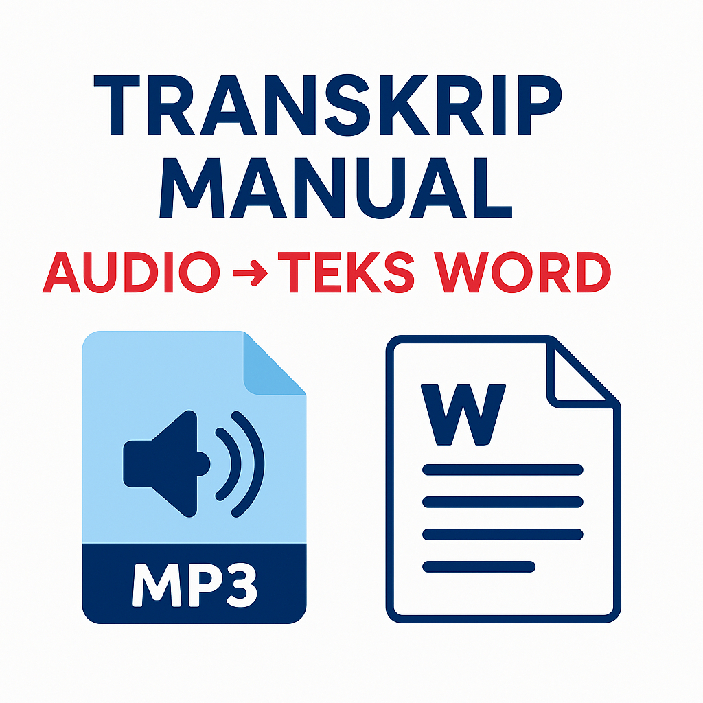 TRANSKRIP | Audio/Video Manual ke Word