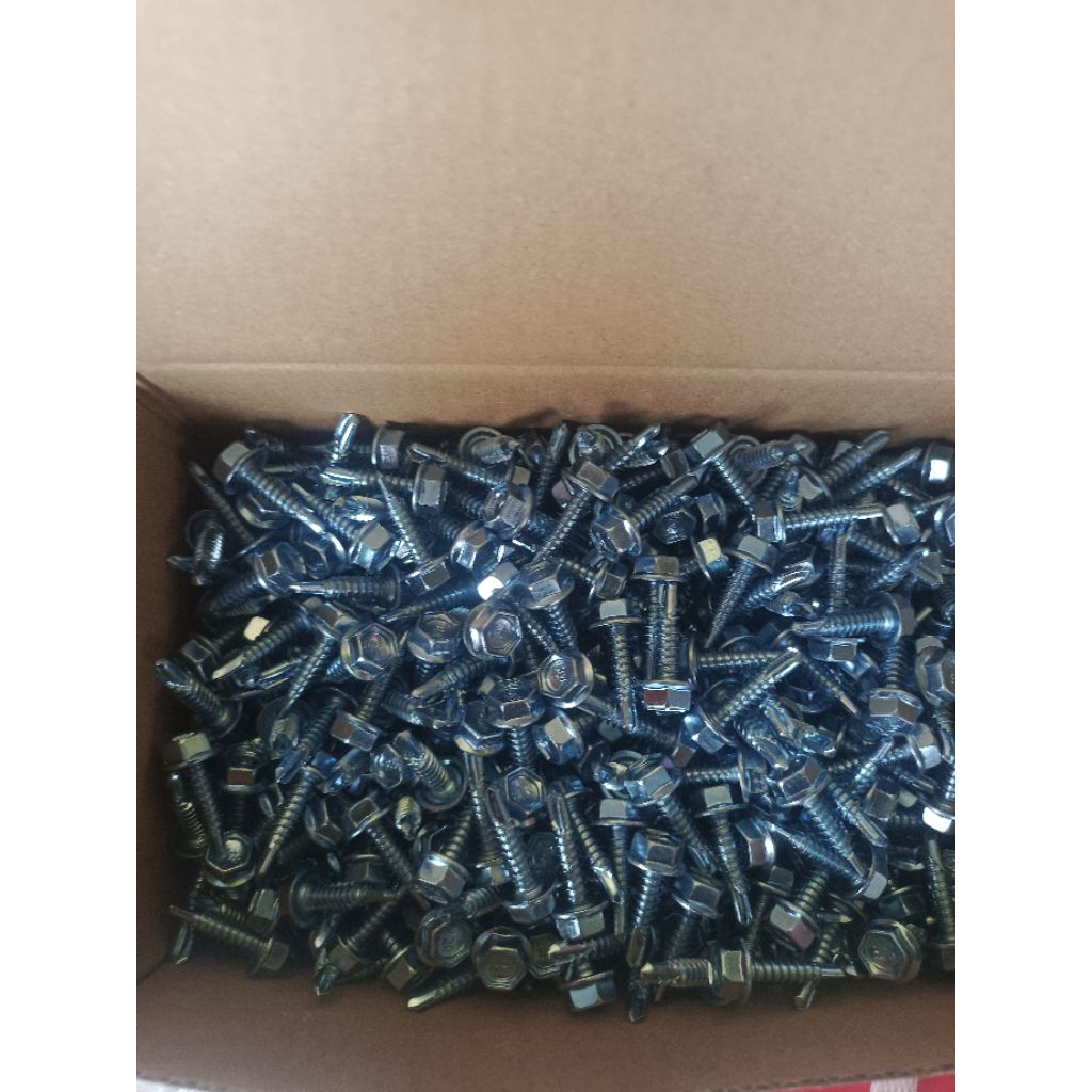 Baut Roofing Baja Ringan 10x19 / sekrup Roofing 100 pcs