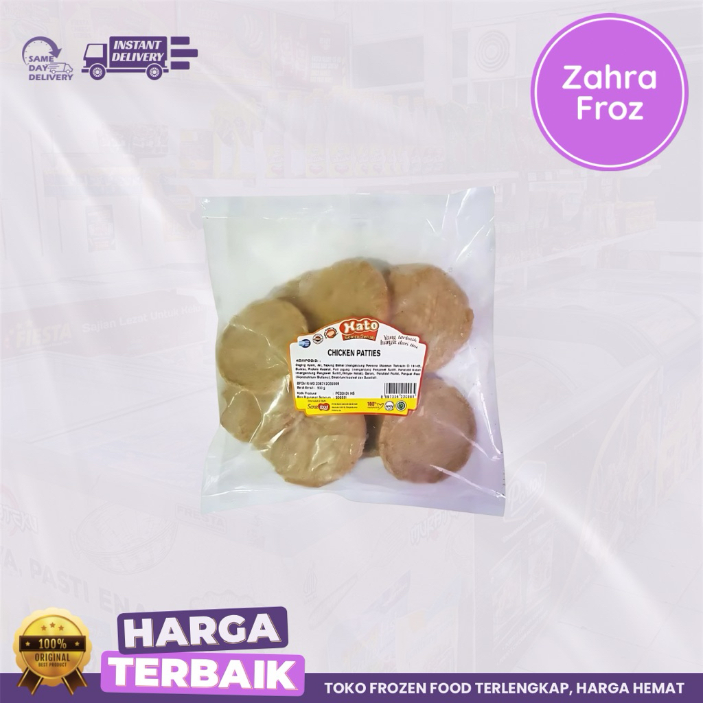 

HATO CHICKEN PATTIES 500 GR