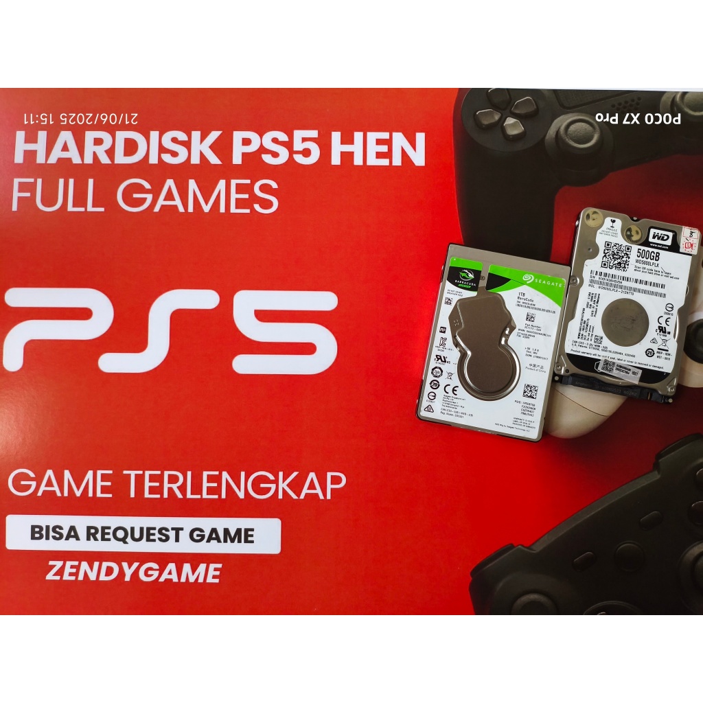 [320GB] HARDISK PS5 HEN | HARDISK PS5HEN ALL FIRMWARE | HDD PS5