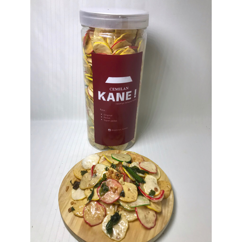 

Kerupuk Seblak Bantet Kane toples 1300ml
