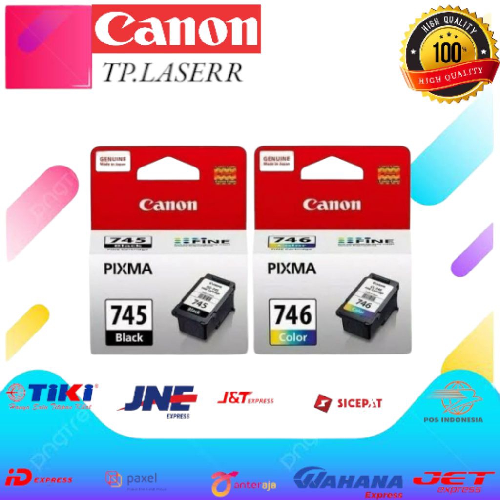 CARTRIDGE CANON PG-745(black) - CL-746(colour) FOR PRINTER MG2570/MG2570s/....
