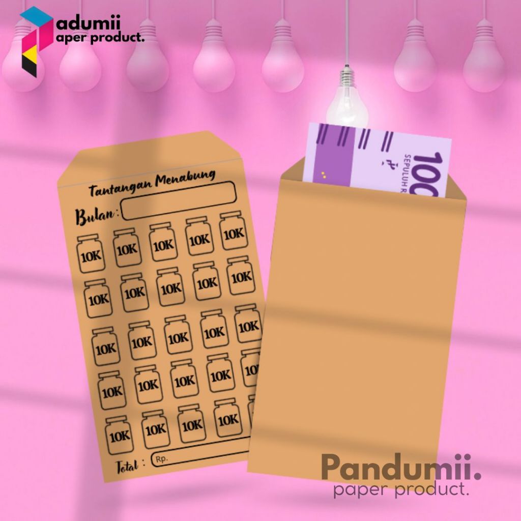 

Amplop Target Nabung / Tantangan Menabung Saving Challenge / Amplop Target Menabung