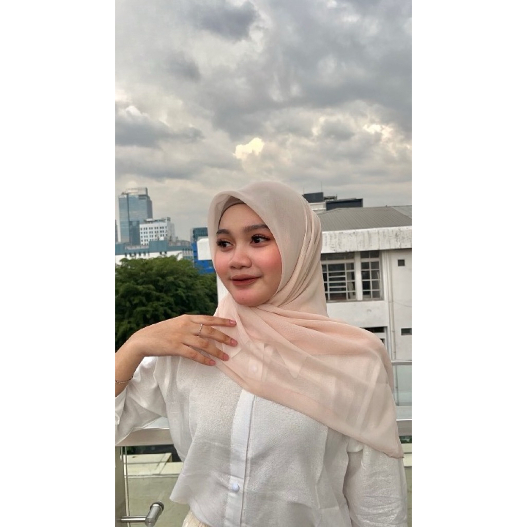 Hijab Paris Japan Premium – Segi Empat Elegan & Ringan//kerudung paris japan premium
