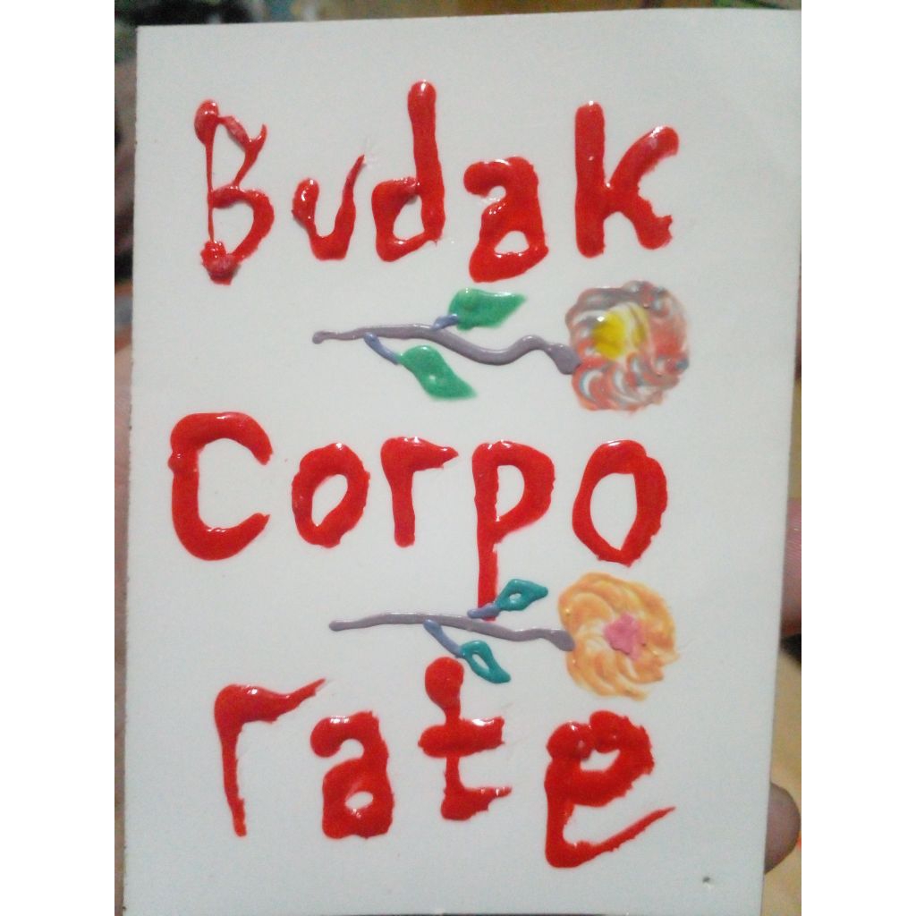 

British Sticker Timbul : Budak Corporate