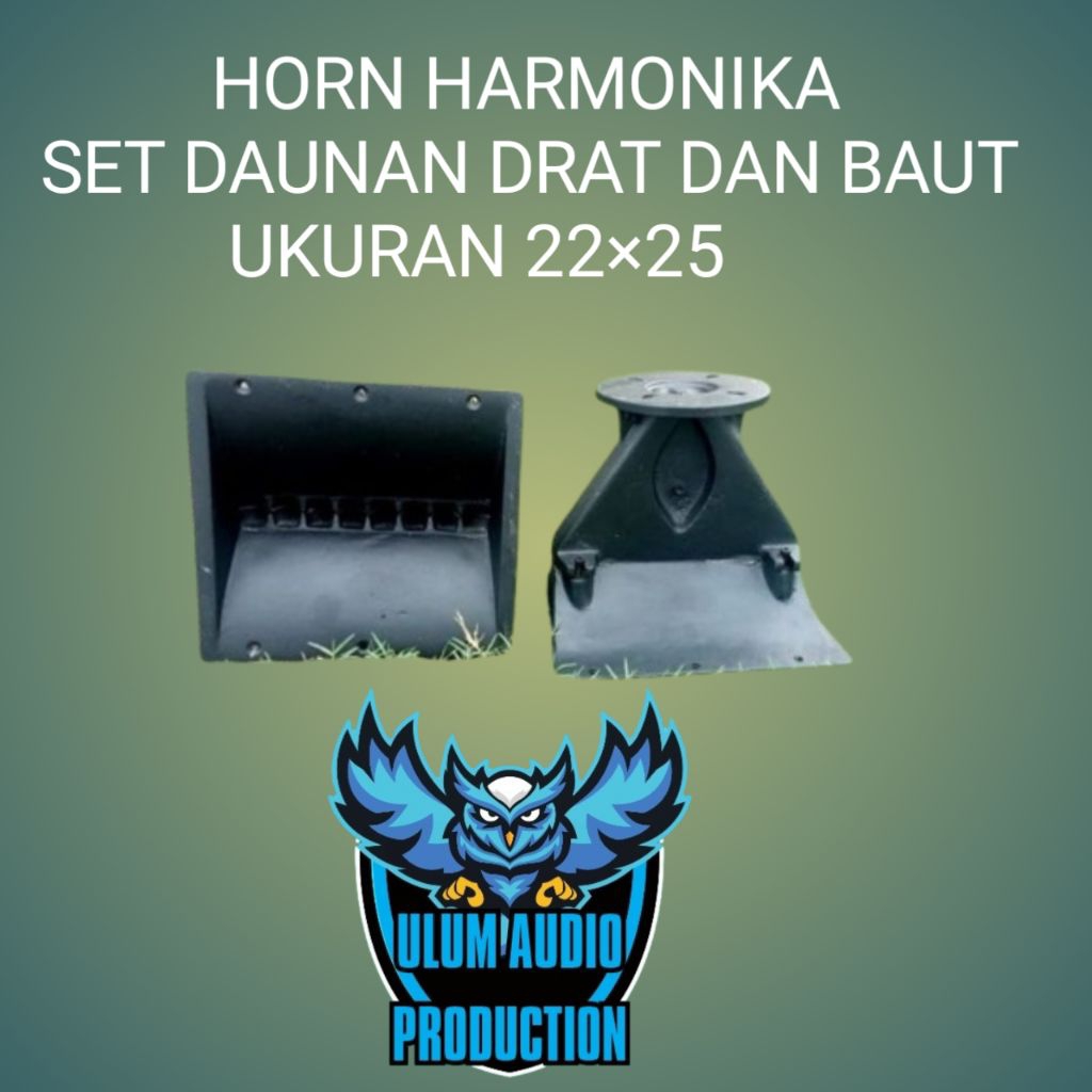 horn harmonika ukuran 22x24,horn tweeter,horn tweeter harmoni.corong horn tweeter harmoni bahan besi