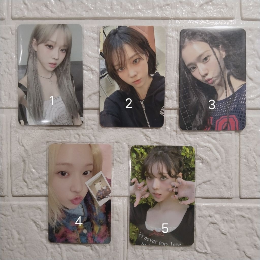 [Ready Stok] Photocard Winter Aespa PC Winter Aespa PC Winter Official armageddon drama kms ld my wo