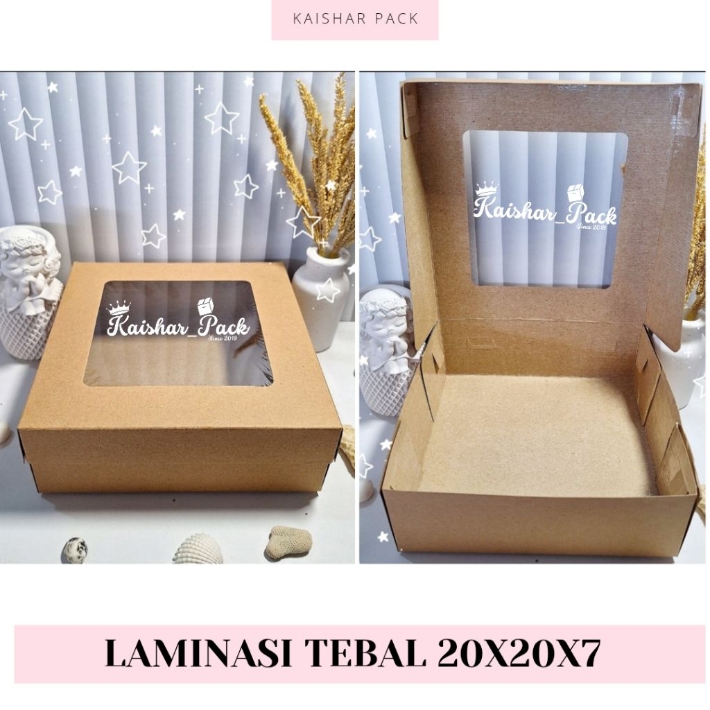 

KAISHAR - KARDUS LAMINASI 20X20X7 / PIECES