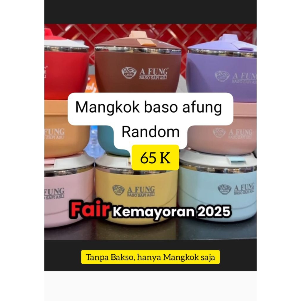 Jastip Mangkok Bakso Afung PRJ Kemayoran